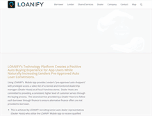 Tablet Screenshot of loanify.net